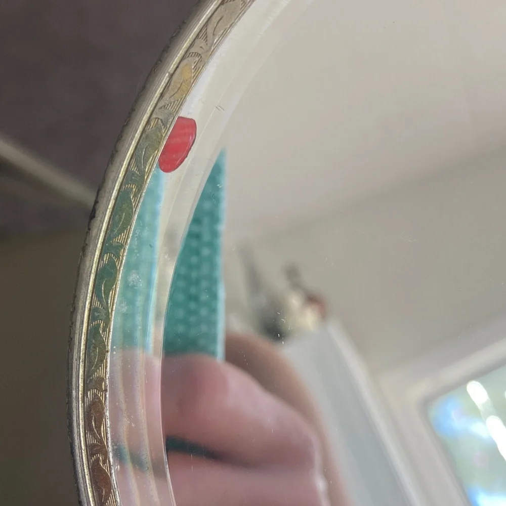Vintage Ornate Standing 2 Sided Mirror